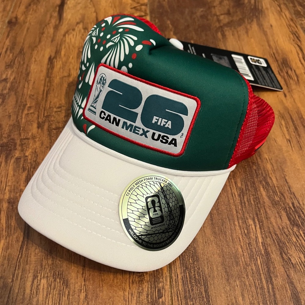 FIFA World Cup 26 "We Are 26" Host Country Trucker Snapback Hat Cap  Team Mexico
